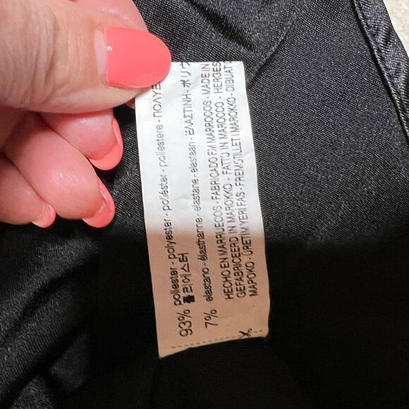 Zara huge pearl black sleeveless top - Picture 10 of 11